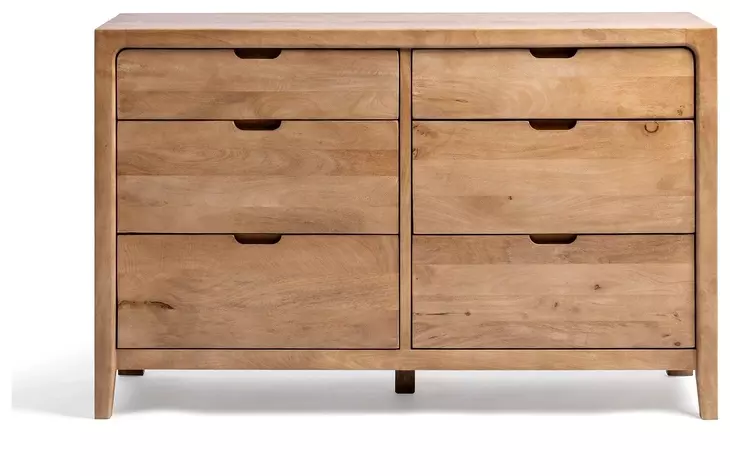 Laguna Natural Maple 6 Drawer Dresser