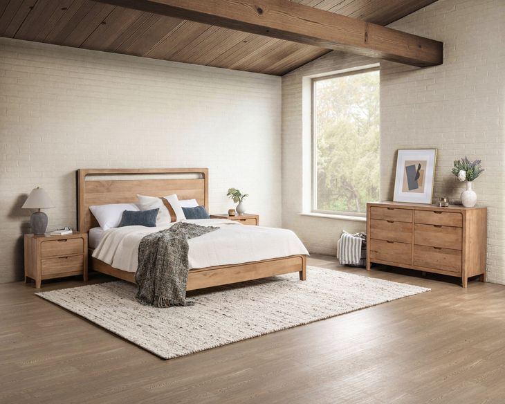 Laguna Natural Maple 6 Drawer Dresser