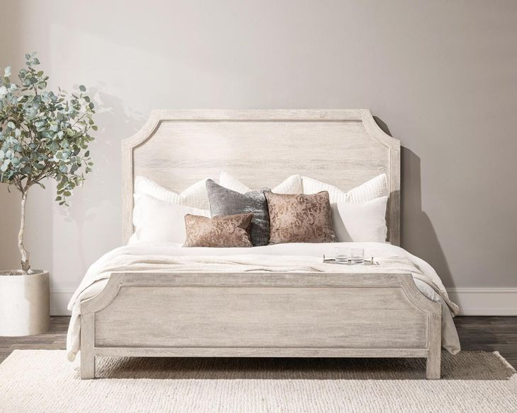 Westmont Creamwood Queen Panel Bed