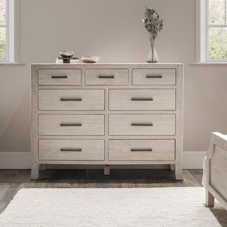 Westmont Creamwood 9 Drawer Dresser