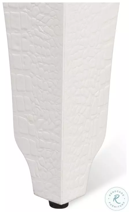 Croco Antique Pearl Stool