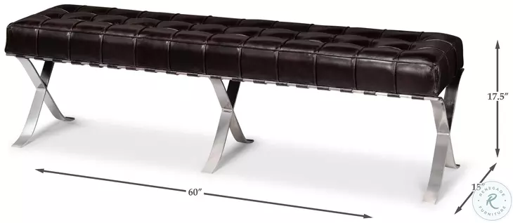 Catalunya Dark Brown Bench