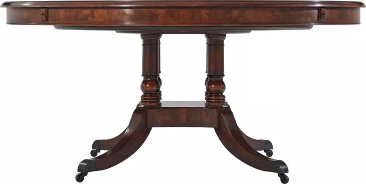 TA Originals Walnut Round Extendable Brook Street Supper Dining Table
