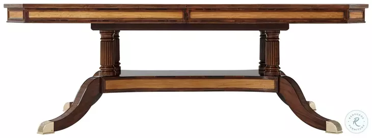 Gabrielle's Brown 84" Extendable Rectangular Dining Table
