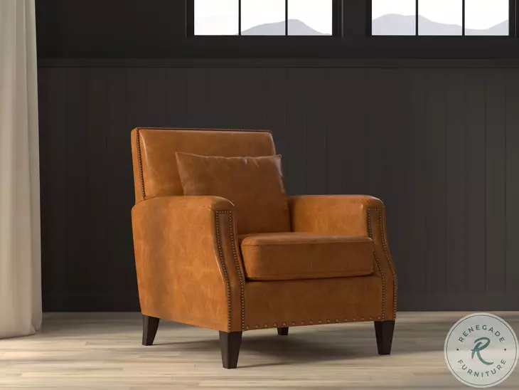 Dimity Cuba Brown Leather Chair