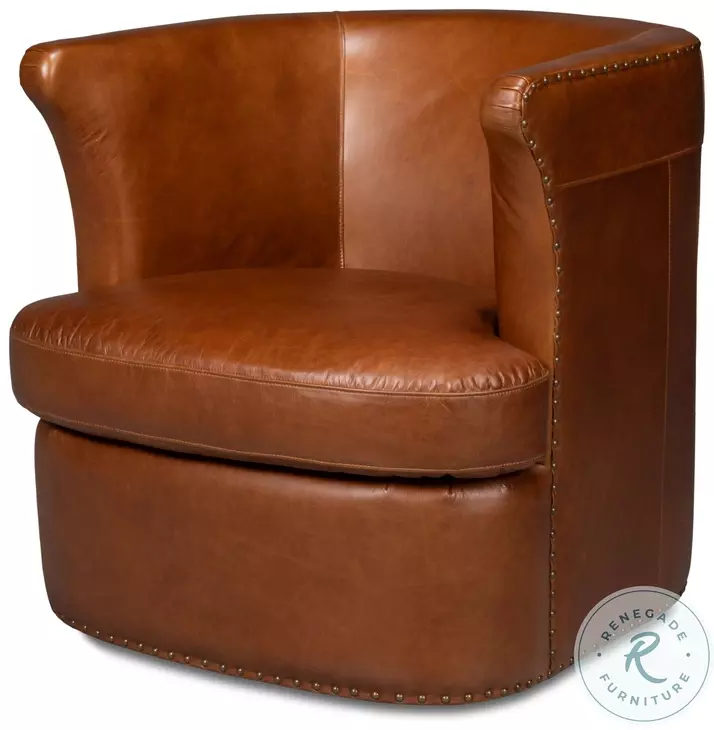 Spencer Havana Brown Swivel Chair