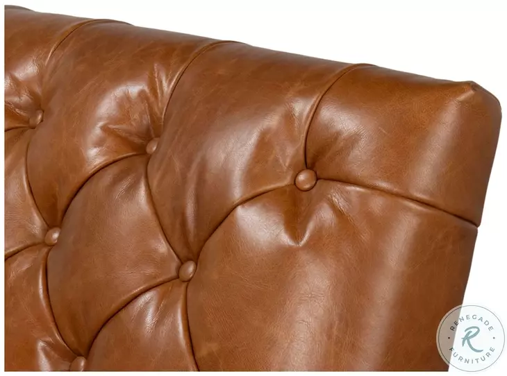 Dawson Cuba Brown Leather Chair
