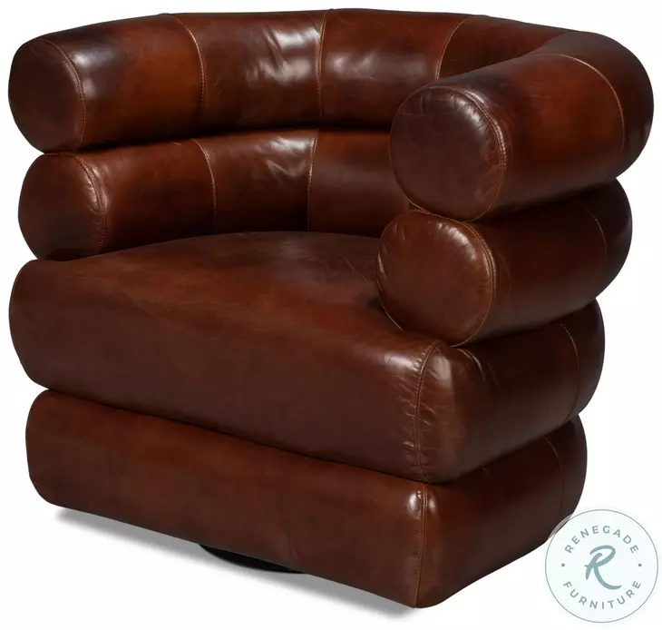 Rondo Newark Brown Swivel Chair