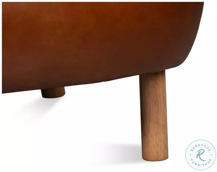 Diddy Havana Brown Leather Chair