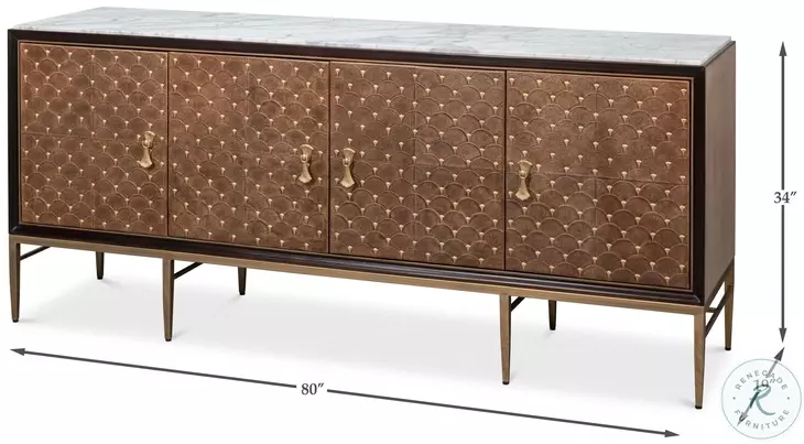 Palisade Tan Credenza