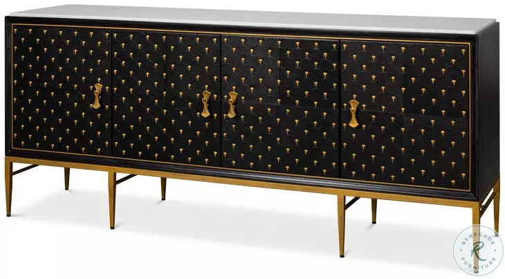 Palisade Black Credenza