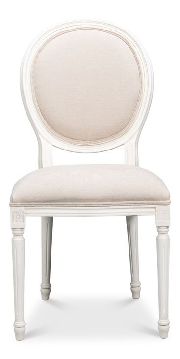 Hugo Taupe Performance Fabric Upholstered Side Chair Set of 2