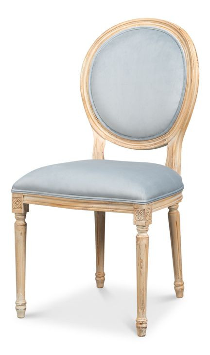 Hugo Blue Upholstered Side Chair Set of 2