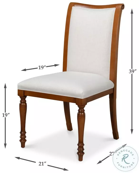 Polk Cream Side Chair Set of 2