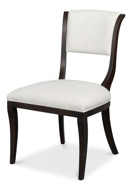 Trophy Taupe and Black Performance Fabric Upholstered Side Chair Set of 2