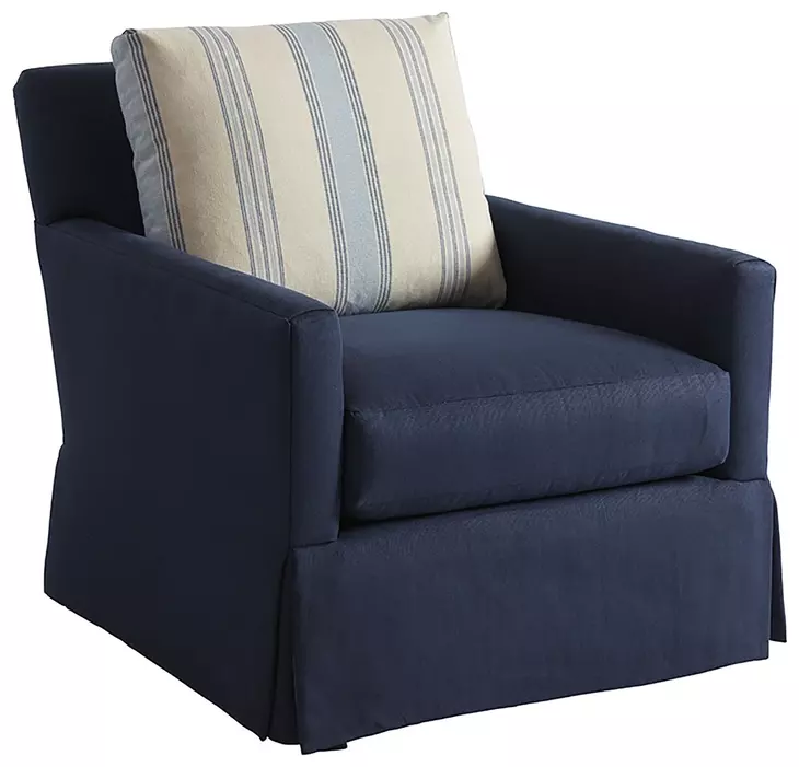 Harlow Blue Upholstered Chair