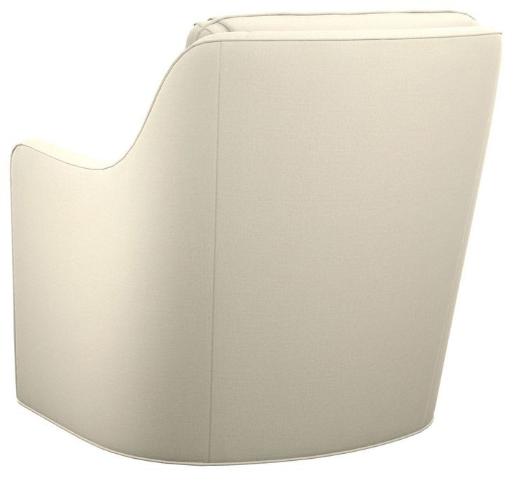 Glenhaven Ivory Upholstered Swivel Chair