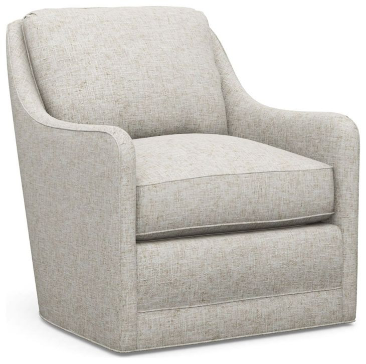 Glenhaven Gray Upholstered Swivel Chair