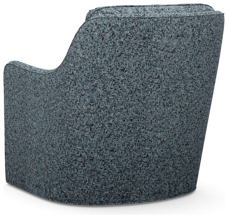 Glenhaven Dark Blue Upholstered Swivel Chair