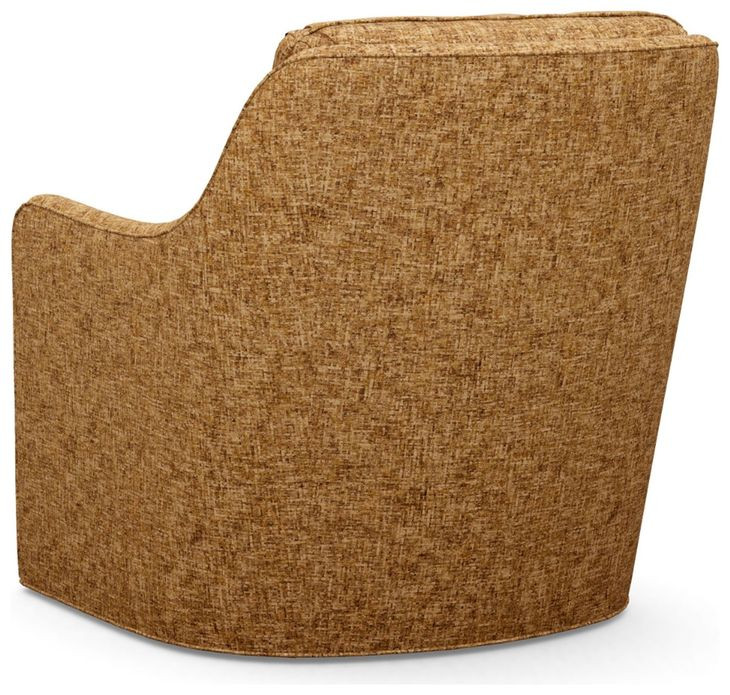 Glenhaven Orange Upholstered Swivel Chair