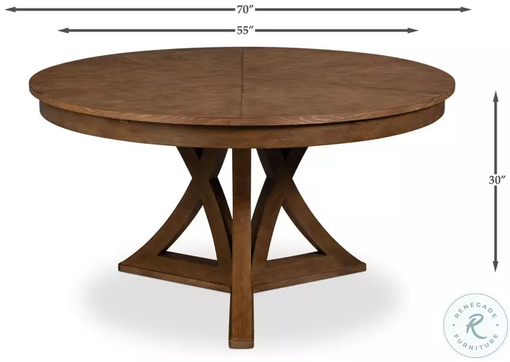 Casual Light Mink Medium Extendable Dining Table