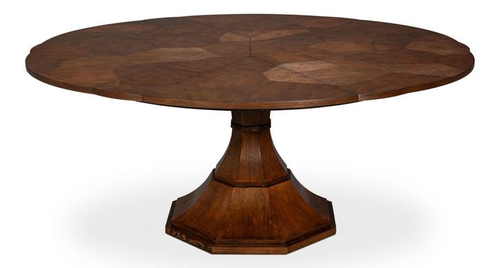 Giselle Jupe Palladio 71" Extendable Round Dining Table