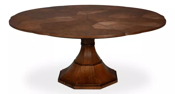 Giselle Jupe Palladio 71" Extendable Round Dining Table