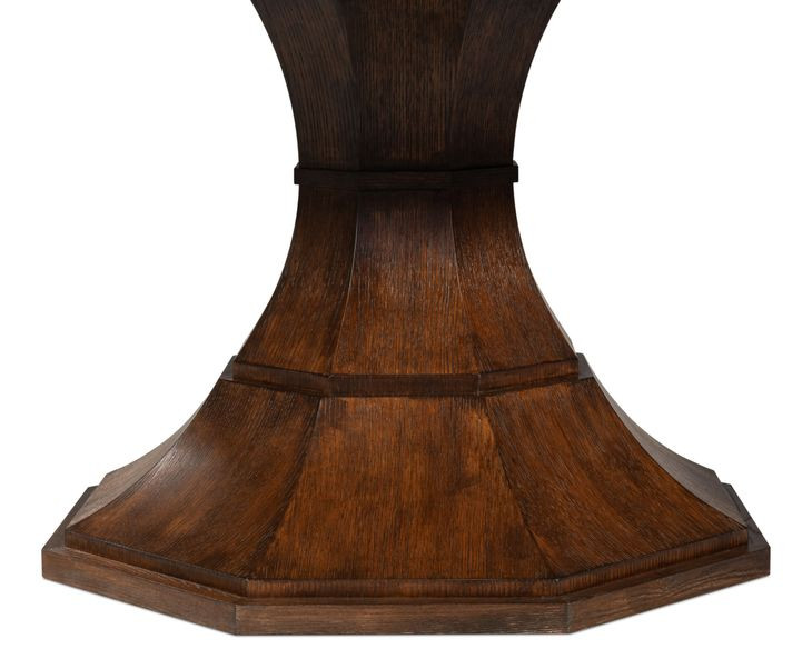 Giselle Jupe Palladio 86" Extendable Round Dining Table