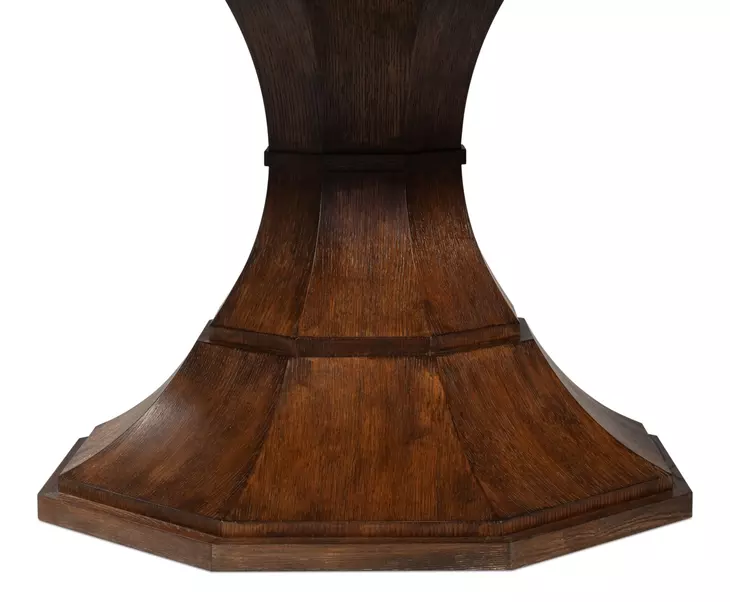 Giselle Jupe Palladio 86" Extendable Round Dining Table