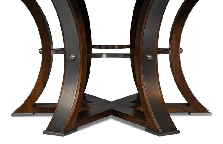 Tower Jupe Palladio 86" Extendable Round Dining Table