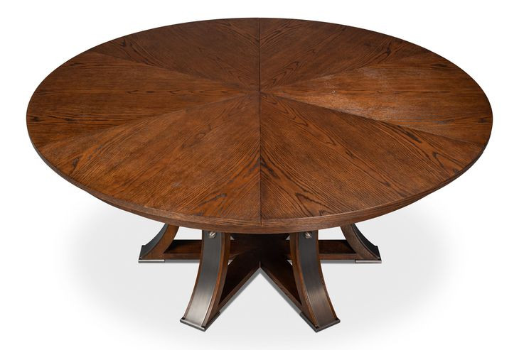 Tower Jupe Palladio 86" Extendable Round Dining Table