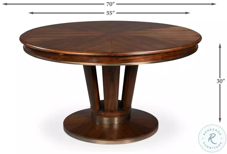 Soho Dark Walnut Medium Extendable Dining Table