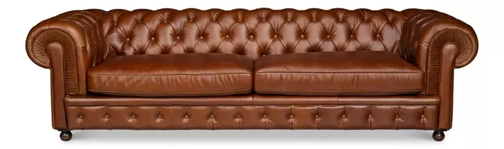 Savile Marseile Dark Brown Leather Living Room Set