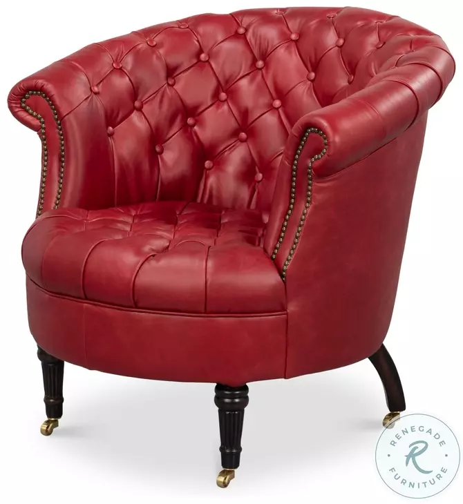 Bastian Red Arm Chair