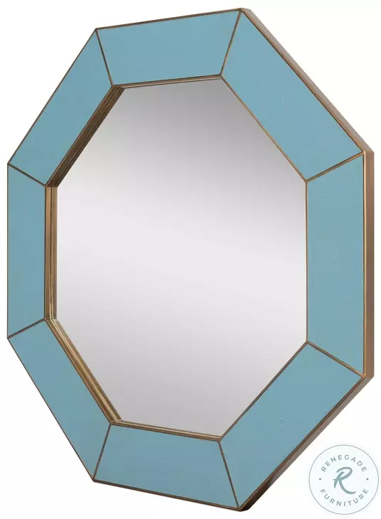 Eleanor Chambray Blue Mirror