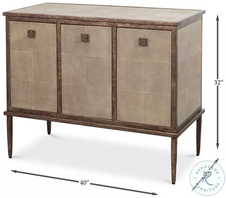 Roland Antique Charcoal Grey Sideboard