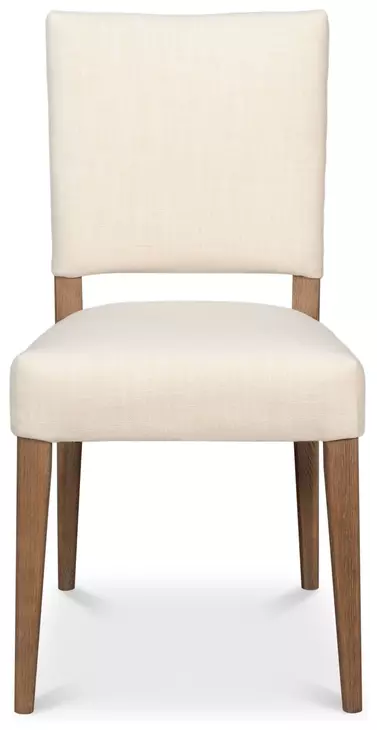 Bauhaus Beige Light Oak Upholstered Dining Chair Set of 2