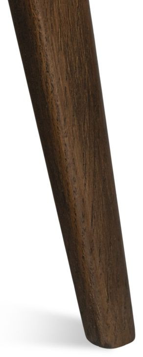 Bauhaus Beige Dark Oak Upholstered Dining Chair Set of 2