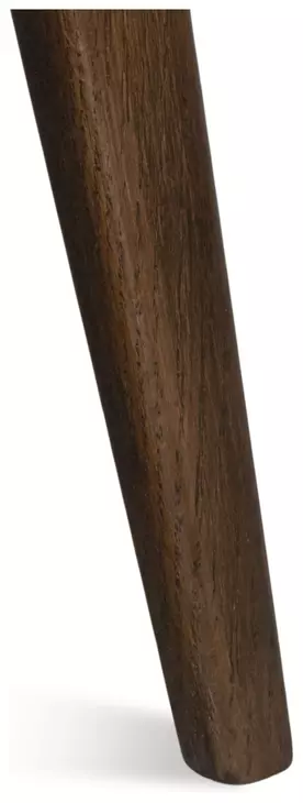 Bauhaus Beige Dark Oak Upholstered Dining Chair Set of 2