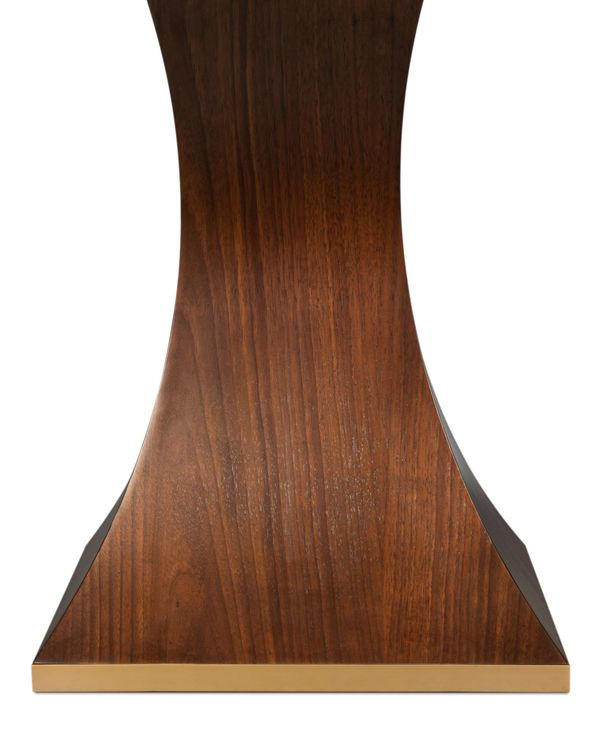 Gramercy Park Jupe Walnut 100" Extendable Rectangular Dining Table