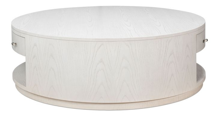 Vero White Round Cocktail Table