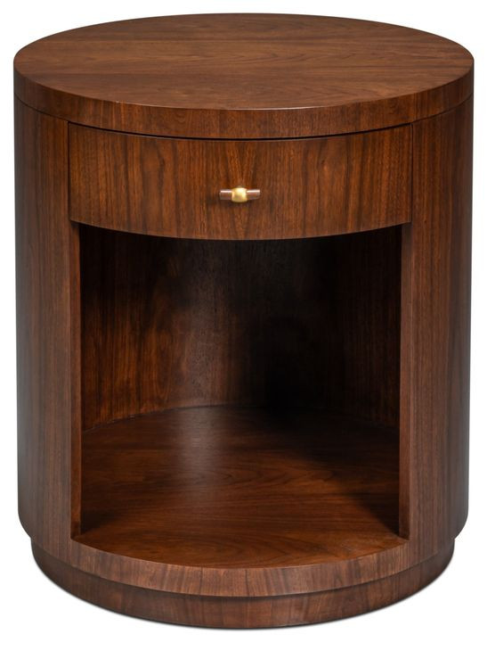 Vero Brown Round Side Table