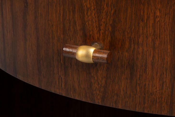 Vero Brown Round Side Table