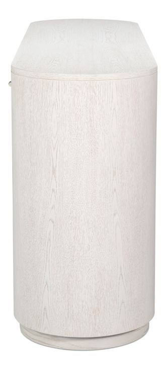 Vero White Rectangular Console Table