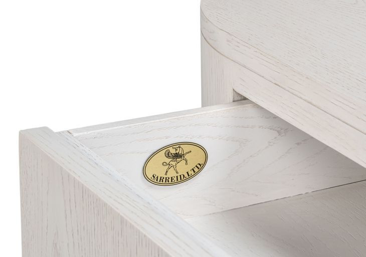 Vero White Rectangular Console Table