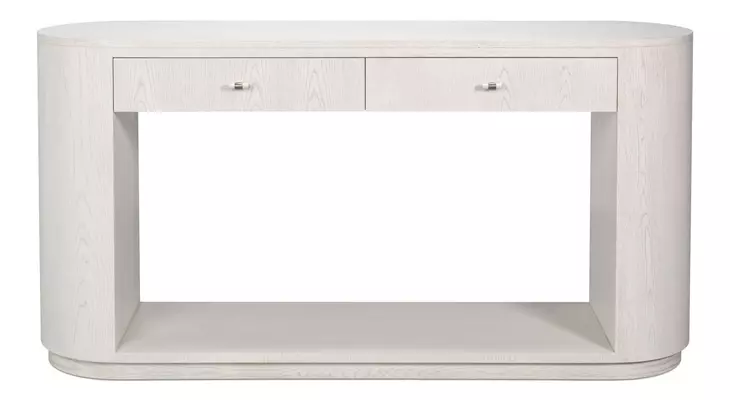 Vero White Rectangular Console Table