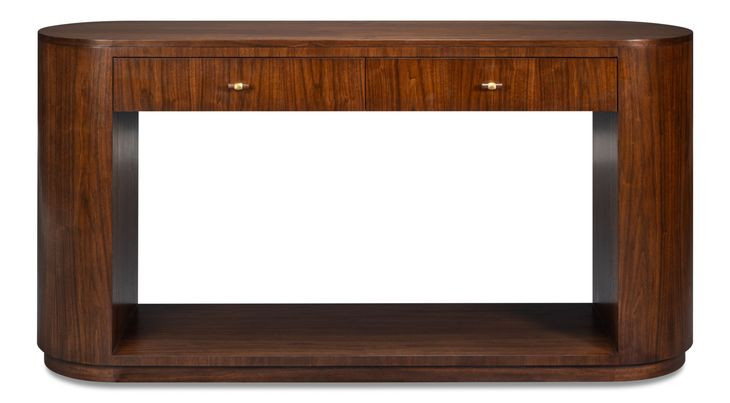 Vero Brown Rectangular Console Table