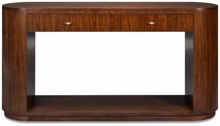 Vero Brown Rectangular Console Table