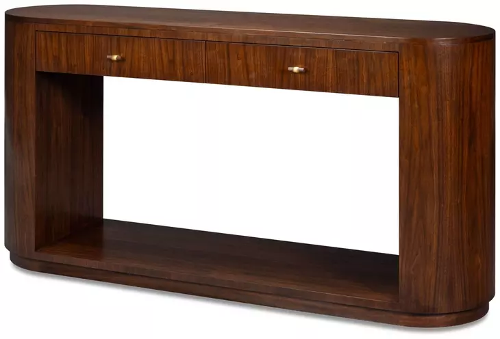 Vero Brown Rectangular Console Table