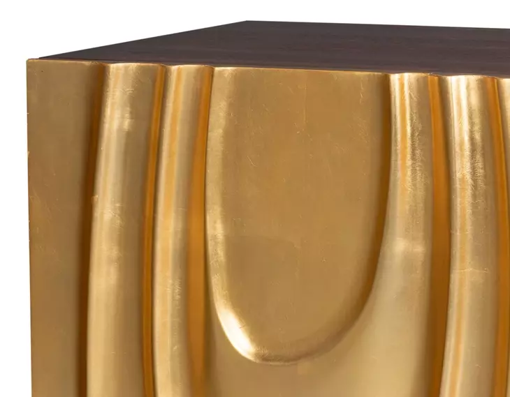 Capriole Gold Leaf 4 Doors Credenza